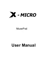 X-Micro XMP3E-20F User Manual preview