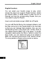 Preview for 22 page of X-Micro XMP3E-20F User Manual