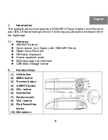 Предварительный просмотр 5 страницы X-Micro XMP3G-F2G Quick Start Manual