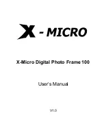 Preview for 1 page of X-Micro XPFA-128 User Manual