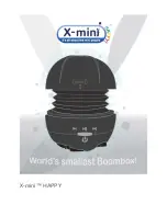 X-mini HAPPY User Manual preview