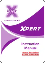 X-pole Xpert Instruction Manual preview