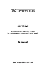 X-POWER SanyPump Series Manual preview