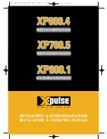 X-Pulse XP600.4 Installation & Operating Instructions Manual предпросмотр