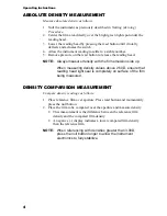 Preview for 13 page of X-Rite 301 Operating Manual