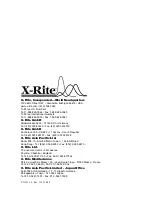 Предварительный просмотр 25 страницы X-Rite 301 Operating Manual