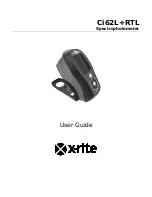 X-Rite Ci60 User Manual preview