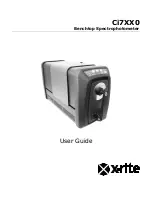 Предварительный просмотр 1 страницы X-Rite Ci7500 Series User Manual