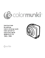 X-Rite colormunki Quick Start Manual preview