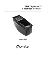 X-Rite DigiMatch PPG User Manual preview