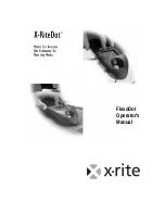 Preview for 1 page of X-Rite FlexoDot Operator'S Manual