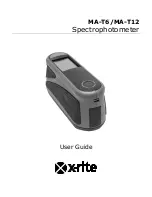 X-Rite MA-T12 User Manual preview