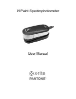 X-Rite PANTONE i1 User Manual preview