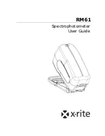 X-Rite RM61 User Manual preview