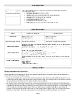 Preview for 4 page of X-Rite SpectraLight III Operation Manual