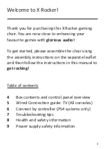 Preview for 3 page of X Rocker 2.0 STEREO LEVEL ONE Manual