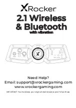 X Rocker 2.1 Wireless User Manual preview