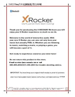 Preview for 1 page of X Rocker 5173501 Manual