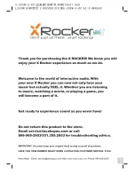 Preview for 1 page of X Rocker ACB138 Manual