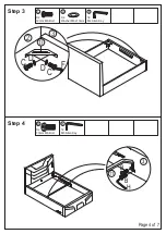 Preview for 4 page of X Rocker CERBERUS GAMING OTTOMAN TV BED Assembly Instruction Manual