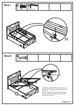 Preview for 6 page of X Rocker CERBERUS GAMING OTTOMAN TV BED Assembly Instruction Manual