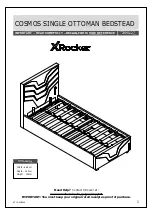 Preview for 1 page of X Rocker COSMOS 2020127 Manual