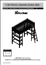 X Rocker FORTRESS 2020119 Manual preview