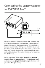 Preview for 4 page of X Rocker Legacy Adapter Manual