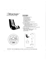 Preview for 3 page of X Rocker V-Rocker 51431 Owner'S Manual