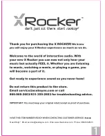 X Rocker Xrocker User Manual preview