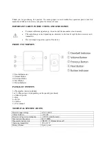 Предварительный просмотр 2 страницы x-sense C2 User Manual