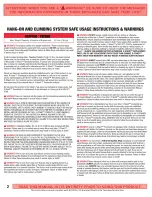 Preview for 2 page of X-Stand PATRON XSFP456 Assembly And Safe Use Manual