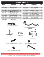 Предварительный просмотр 7 страницы X-Stand X-1 MINI Assembly And Safe Use Manual