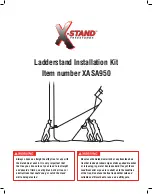 Preview for 1 page of X-Stand XASA950 Manual