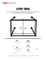 Предварительный просмотр 7 страницы X Training Equipment COMPETITION FREESTANDING RIG Assembly Manual