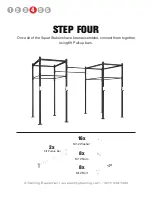 Предварительный просмотр 9 страницы X Training Equipment COMPETITION FREESTANDING RIG Assembly Manual