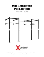 X Training Equipment COMPETITION PULL-UP RIG Assembly Manual preview