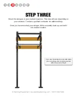 Предварительный просмотр 8 страницы X Training Equipment COMPETITION PULL-UP RIG Assembly Manual