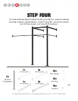 Предварительный просмотр 9 страницы X Training Equipment COMPETITION PULL-UP RIG Assembly Manual