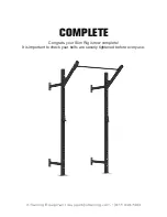 Preview for 10 page of X Training Equipment XSR SLIM RIG Assembly Manual