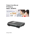 Preview for 1 page of X-Trax VATA2024 Product User Manual