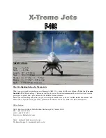 Preview for 1 page of X-Treme Jets F-16C Instruction Manual