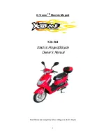 X-TREME scooter XB-504 Owner'S Manual preview