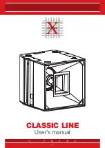 Preview for 1 page of X-TREME Classic Line User Manual