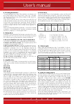 Preview for 5 page of X-TREME Classic Line User Manual