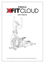 Предварительный просмотр 1 страницы X-TREME Elliptical XFIT CLOUD User Manual