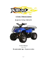 X-TREME XA-112 Product Manual preview