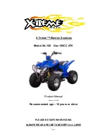 Preview for 1 page of X-TREME XA-150 Product Manual