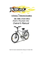 X-TREME XB-300Li Owner'S Manual preview