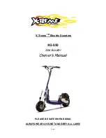 Preview for 1 page of X-TREME XG-550 Owner'S Manual